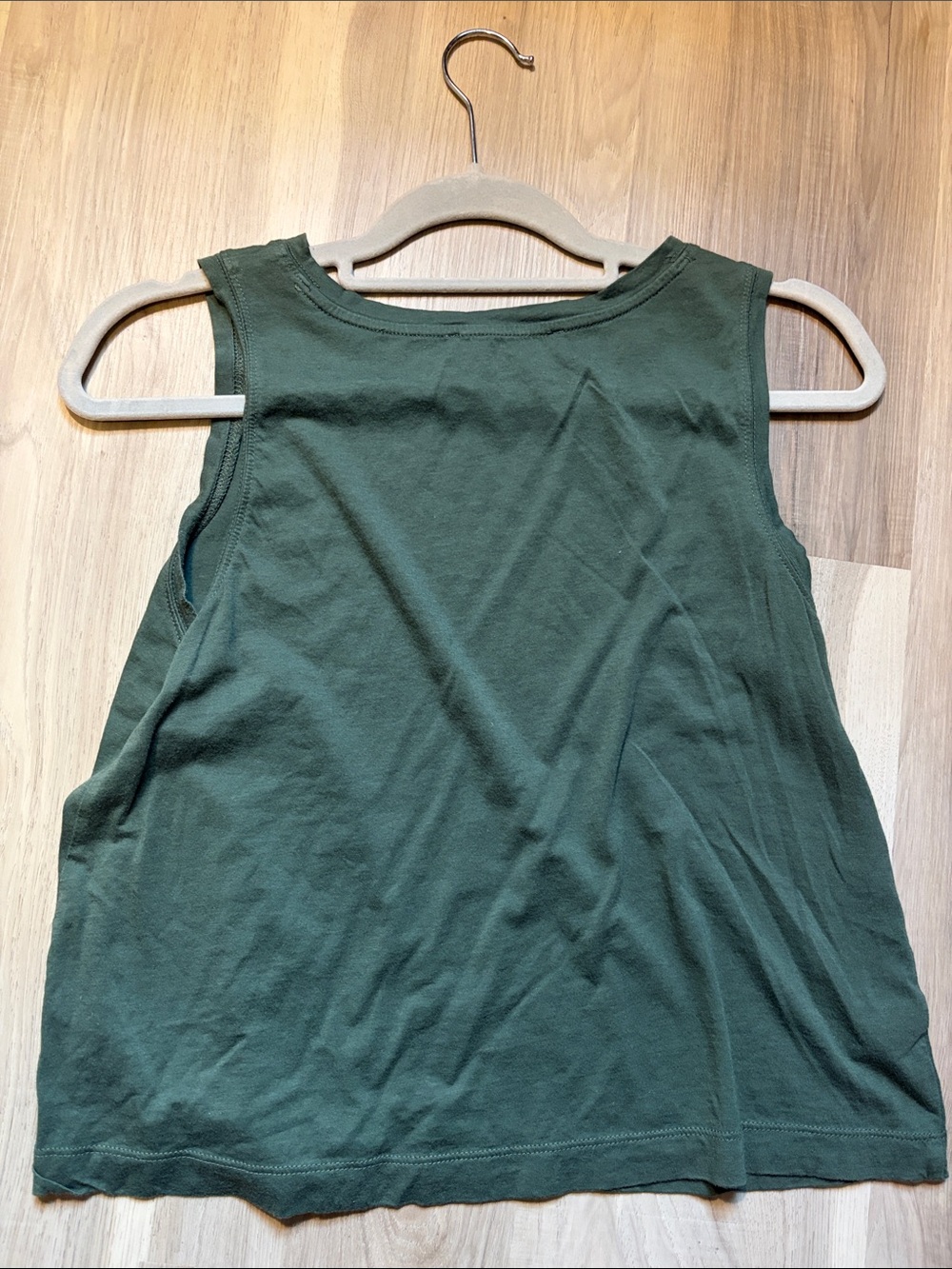 LOFT Dark Olive Green Sleeveless Tank - Picture 2 of 2